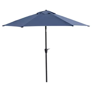 Parasol przeciwsłoneczny 300 cm HAVANA granatowy okrągły - Parasole ogrodowe - miniaturka - grafika 1