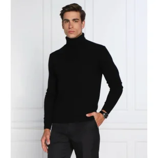 Oscar Jacobson Golf Salim Rollneck | Regular Fit | z dodatkiem wełny i kaszmiru - Swetry męskie - miniaturka - grafika 1