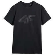 Koszulki sportowe męskie - Koszulka męska 4F Tshirt M2257 Rozmiar: XL / Kolor: czarny - miniaturka - grafika 1