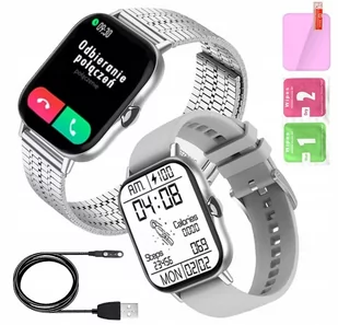 DTNO.1 DT94 Srebrny - Smartwatch - miniaturka - grafika 1