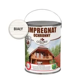 Farby i impregnaty do drewna - Colorit Drewno Impregnat ochronny biały 4,5 l - miniaturka - grafika 1