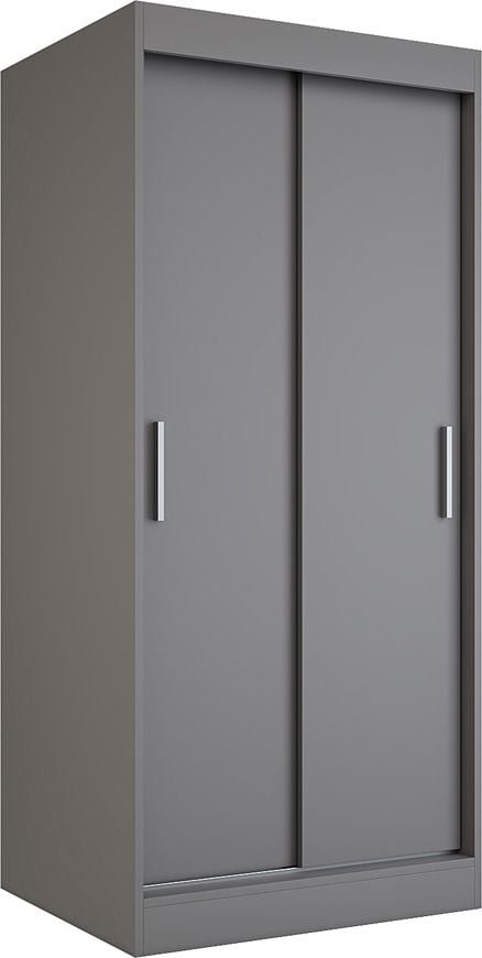 Elior Antracytowa szafa przesuwna - Corina 2X