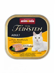 Animonda Vom Feinsten Classic Cat Smak: Indyk, Wołowina + Marchewka 100G - Mokra karma dla kotów - miniaturka - grafika 1