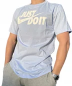 Koszulki męskie - Koszulka Męska Logo Nike "Just Do It " Bawełna DX1989-548 r. S - miniaturka - grafika 1