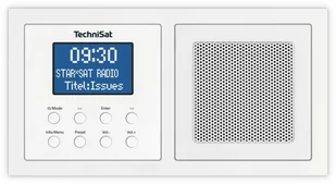 TechniSat DigitRadio Up 1 Biały pod tynk-montażu-radio DAB 0001/3900 - Radia - miniaturka - grafika 1