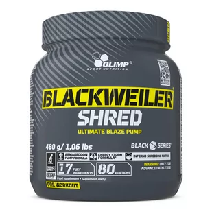 OLIMP Blackweiler Shred [ 480g ] - Olimp Exotic Orange - Przedtreningówki - miniaturka - grafika 1