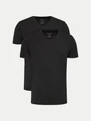 Koszulki męskie - Pierre Cardin Komplet 2 t-shirtów 29991.000.9000 Czarny Modern Fit - miniaturka - grafika 1