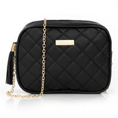 Torebki damskie - Alessio TOREBKA Damska PIKOWANA na ramię łańcuszek QUILTED CROSSBODY - miniaturka - grafika 1