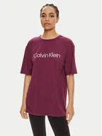 Koszulki i topy damskie - Calvin Klein Underwear T-Shirt 000QS7069E Fioletowy Relaxed Fit - miniaturka - grafika 1