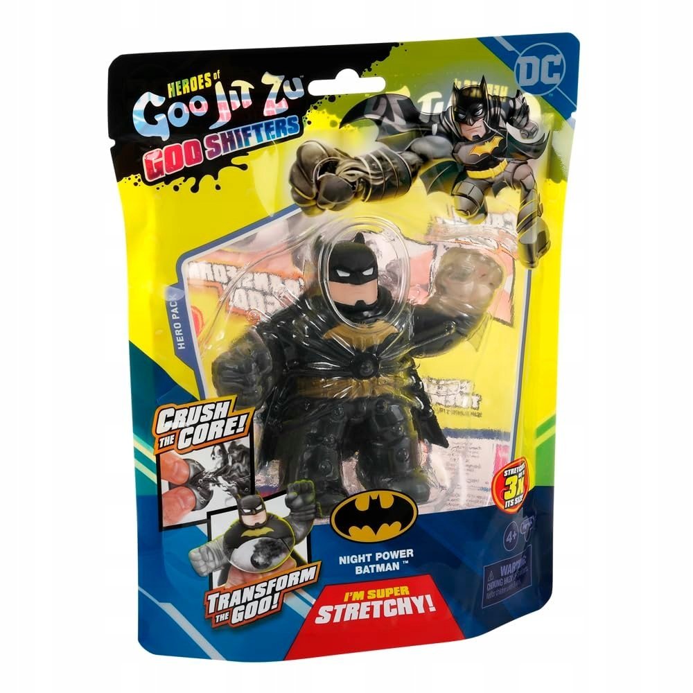 BANDAI - Heroes of Goo JIT Zu Figurka akcji Batman - DC CO42585 Wielokoloro