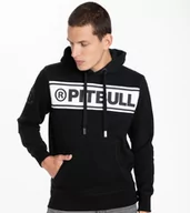 Bluzy sportowe męskie - Bluza Pit Bull Z Kapturem Potomac 2 Czarna - miniaturka - grafika 1