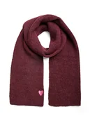 Apaszki i szaliki damskie - Pieces Szal "Malika" w kolorze bordowym - miniaturka - grafika 1
