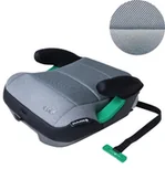 Foteliki samochodowe - FOTELIK BOOSTER PODSTAWKA SIEDZISKO SORINO ERIS ISOFIX JASNOSZARY125-150CM - miniaturka - grafika 1