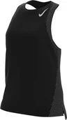 Koszulki i topy damskie - Nike Damski tank top/Singlet Dri-Fit Race, czarny/odblaskowy srebrny, DD5940-010, 2XL - miniaturka - grafika 1