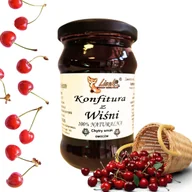 Konfitury, marmolady, powidła - KONFITURA WIŚNIOWA z Podhala 370g – Naturalna, do serów i deserów - miniaturka - grafika 1