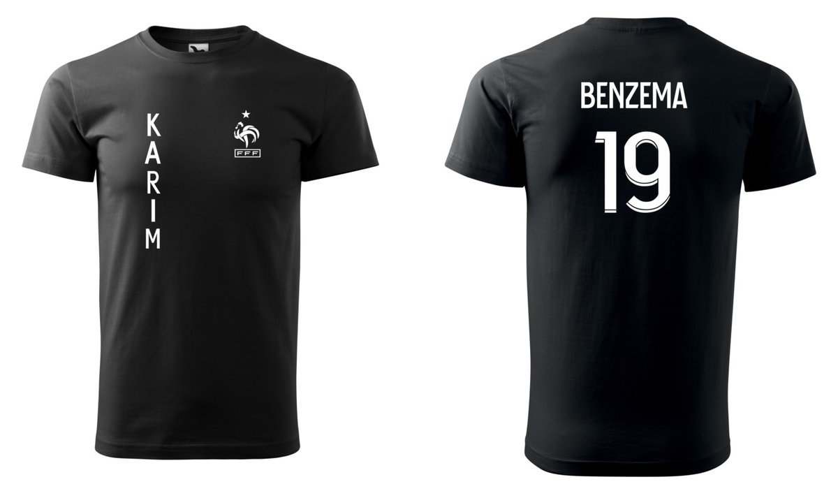 Koszulka Karim Benzema 19 FRANCJA Katar'22