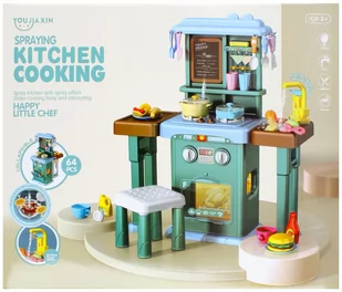 Kuchnia zlew na baterie z akcesoriami MEGA CREATIVE 498776 - Zabawki AGD - miniaturka - grafika 1