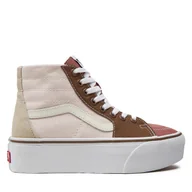 Sneakersy damskie - Sneakersy Vans Sk8-Hi Tapered Stackform VN000CN5BMI1 Kolorowy - miniaturka - grafika 1