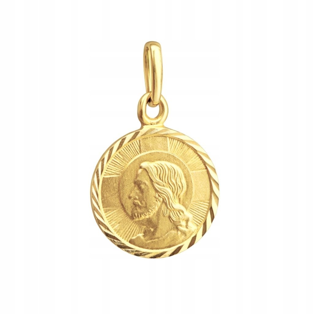 Medalik Jezus Chrystus 0,85 g ze złota pr. 585, 14K
