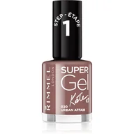 Lakiery do paznokci - Rimmel London London Super Gel STEP1 lakier do paznokci 12 ml 020 Urban Affair - miniaturka - grafika 1