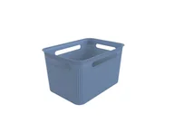 Koszyki łazienkowe - Rotho Brisen pojemnik łazienkowy 16 l Horizon Blue niebieski 1023906161 - miniaturka - grafika 1