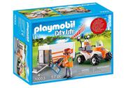 Klocki - Playmobil City Life Rescue Quad with Trailer 70053 - miniaturka - grafika 1