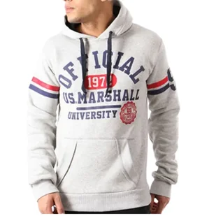 Bluza męska Official US.Marshall Gadryshall z kapturem szara-XXL - Bluzy męskie - miniaturka - grafika 1