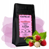 Cappuccino i kawy smakowe - Kawa Kafelov smakowa POZIOMKOWA 1000G ziarnista - miniaturka - grafika 1