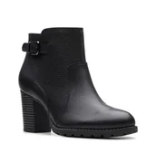 Botki damskie - Verona Gleam [black leather] - rozmiar 40 - miniaturka - grafika 1