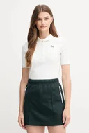 Koszulki i topy damskie - Lacoste polo bawełniane damski kolor biały DF5296 - miniaturka - grafika 1