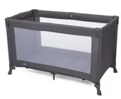 Zabawki interaktywne dla dzieci - Łóżeczko turystyczne Good Night dark grey do 15kg - Chicco - miniaturka - grafika 1