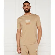 Koszulki męskie - HUGO T-shirt Dusplit Regular Fit - miniaturka - grafika 1