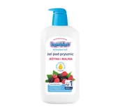 Kosmetyki kąpielowe dla dzieci - Bambino Rodzina hiperdelikatny żel pod prysznic dla całej rodziny Jeżyna i Malina 1000ml - miniaturka - grafika 1