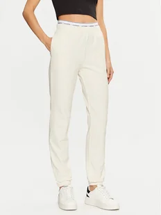 Guess Spodnie dresowe O5RB01 KCO31 Écru Regular Fit - Spodnie sportowe damskie - miniaturka - grafika 1