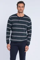 Piżamy męskie - Piżama męska FERNANDO Zielony XXL - miniaturka - grafika 1