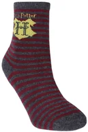 Skarpetki dla dzieci - Szaro-bordowe skarpetki Harry Potter - miniaturka - grafika 1