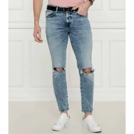 Spodnie męskie - BOSS ORANGE Jeansy ONYX Slim Fit - miniaturka - grafika 1