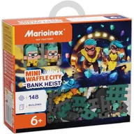 Klocki - Klocki plastikowe MARIOINEX Mini Waffle Napad na Bank 906712 - miniaturka - grafika 1