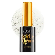 Lakiery do paznokci - Yoshi Top Gold Dream Top Hybrydowy 10ml - miniaturka - grafika 1