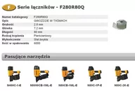 Gwoździe - BOSTITCH GWOŹDZIE F 2,80 x 80mm RING 6000szt. F280R80Q - miniaturka - grafika 1