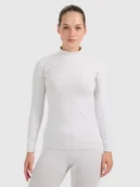 Pozostała odzież narciarska - Bielizna termoaktywna bezszwowa (góra) damska 4F 4FWAW25USEAF216-27S Szary XS/S - miniaturka - grafika 1