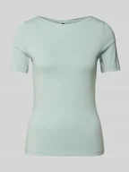 Koszulki i topy damskie - T-shirt o kroju shaped fit z mieszanki bawełny model ‘PANDA’ - miniaturka - grafika 1