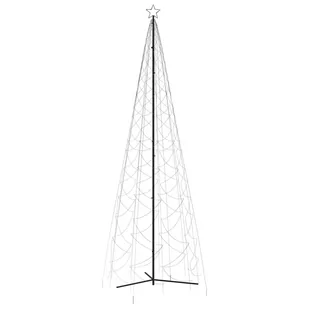 Lumarko Choinka stożkowa, 1400 zimnych białych LED, 160x500 cm! - Oświetlenie świąteczne - miniaturka - grafika 3