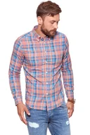 Koszule męskie - Męska koszula Wrangler BUTTON DOWN L - miniaturka - grafika 1