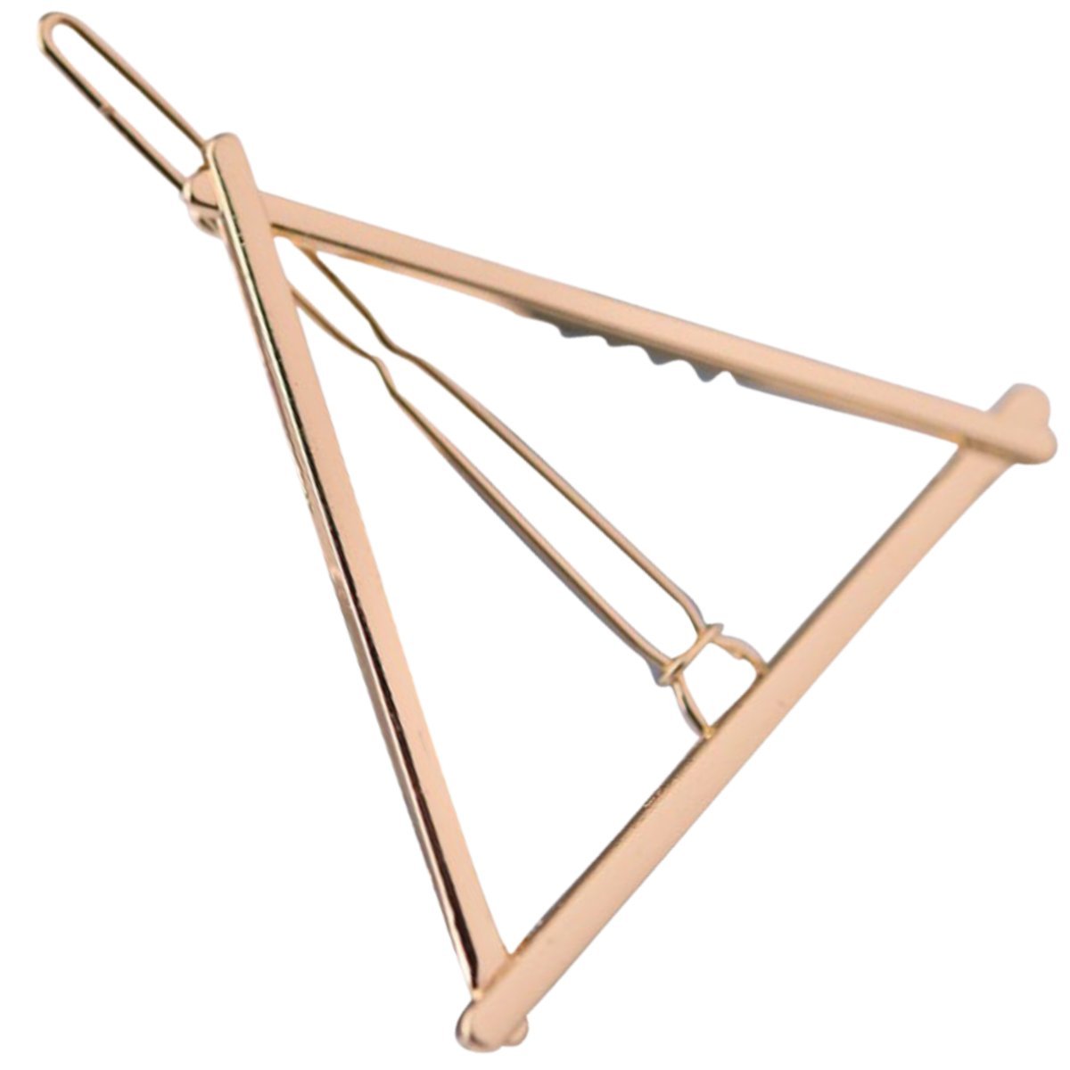 Spinka Wsuwka Złota do Włosów Ozdobna Trójkąt Metalowa Lekka i Wytrzymała