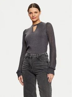Morgan Sweter 242-MNIGHT Szary Regular Fit - Swetry damskie - miniaturka - grafika 1