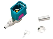 Akcesoria car audio - Sam.zł.antenowe Fakra kątowa 90° żeńska (1PH) - miniaturka - grafika 1