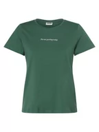 Koszulki i topy damskie - Noisy May - T-shirt kobiety  NMNate, zielony - miniaturka - grafika 1