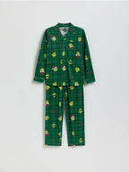 Skarpetki dla dzieci - Reserved - Świąteczna piżama Grinch - zielony - miniaturka - grafika 1