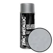 Farby wewnętrzne - Spray 400ml cynk alu 500°C Zinc Metallic Deco Color 30670 - miniaturka - grafika 1